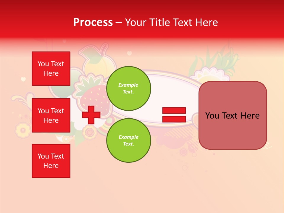 Orange Fun Elements PowerPoint Template