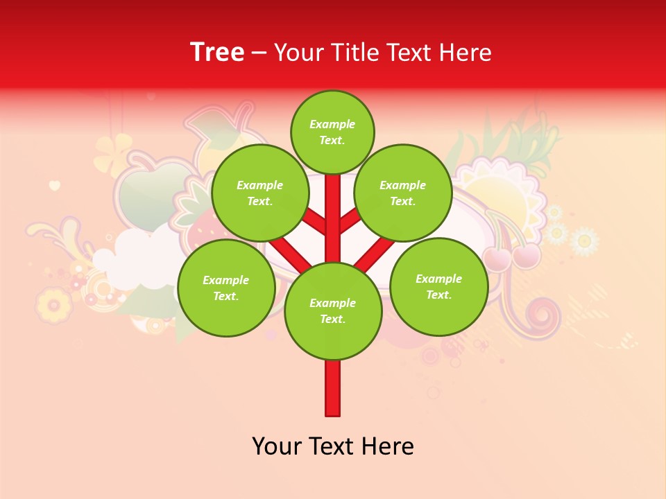 Orange Fun Elements PowerPoint Template