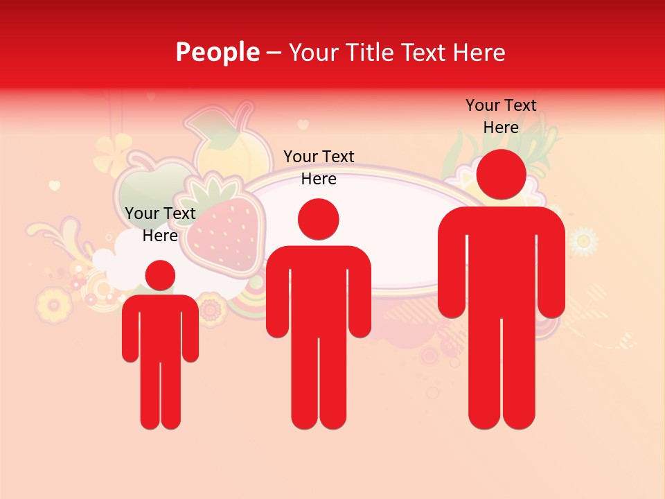 Orange Fun Elements PowerPoint Template