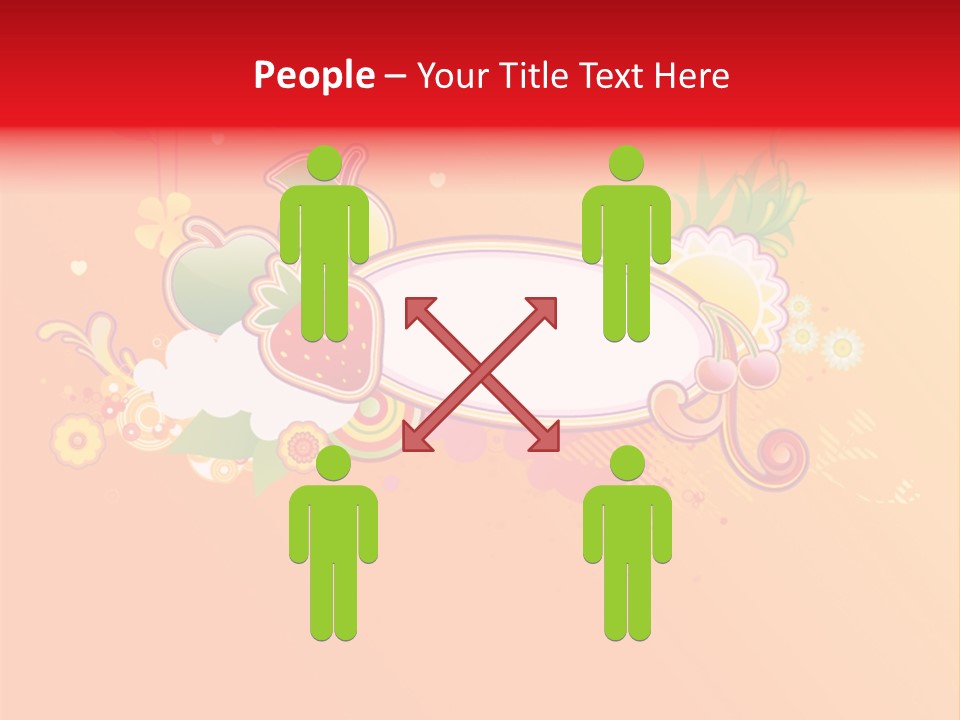 Orange Fun Elements PowerPoint Template