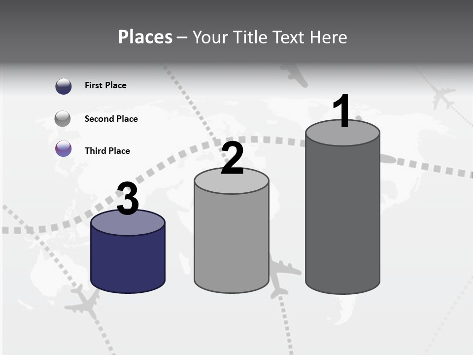 White Aircraft International PowerPoint Template