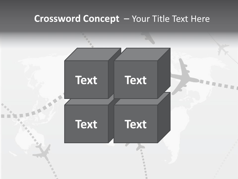White Aircraft International PowerPoint Template