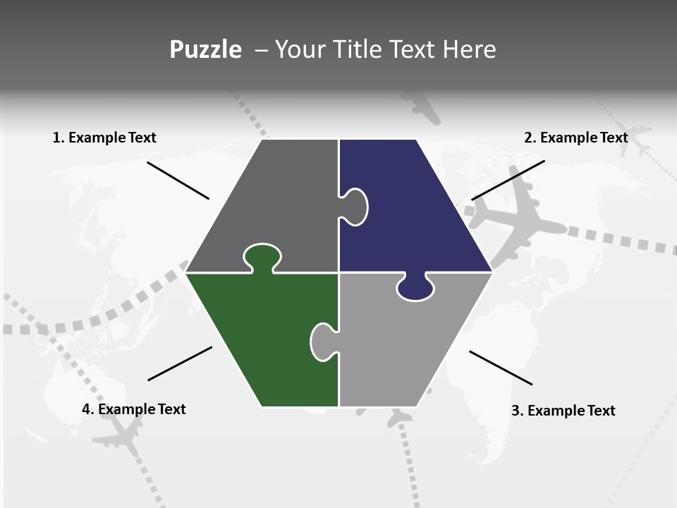 White Aircraft International PowerPoint Template