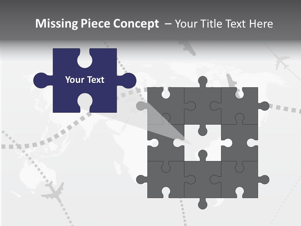 White Aircraft International PowerPoint Template