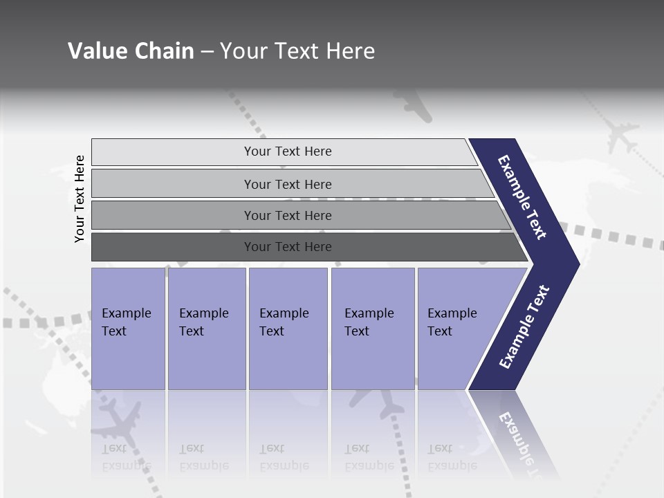 White Aircraft International PowerPoint Template