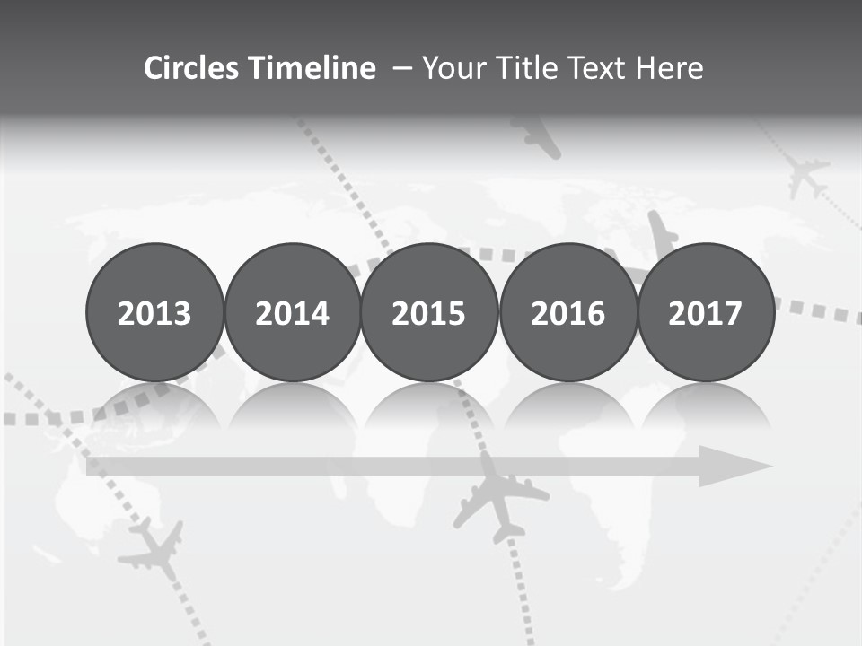 White Aircraft International PowerPoint Template