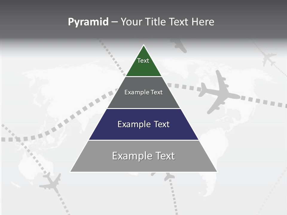 White Aircraft International PowerPoint Template