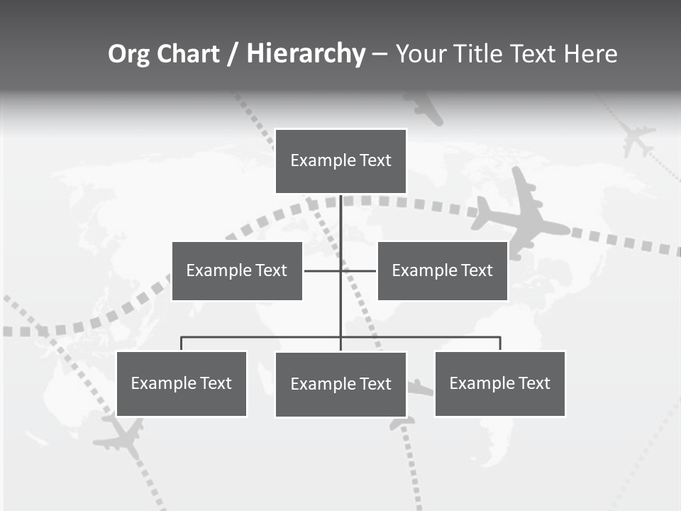 White Aircraft International PowerPoint Template