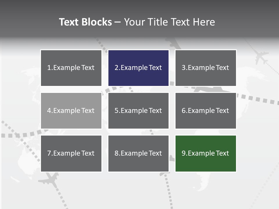 White Aircraft International PowerPoint Template