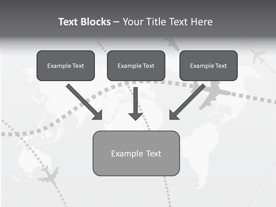 White Aircraft International PowerPoint Template
