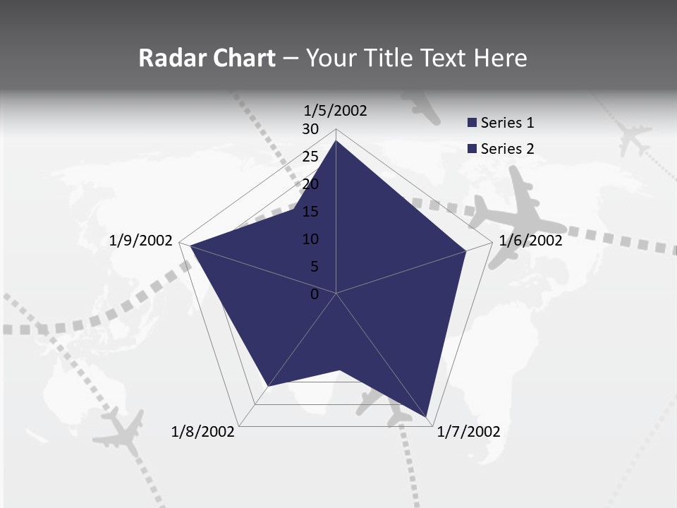 White Aircraft International PowerPoint Template
