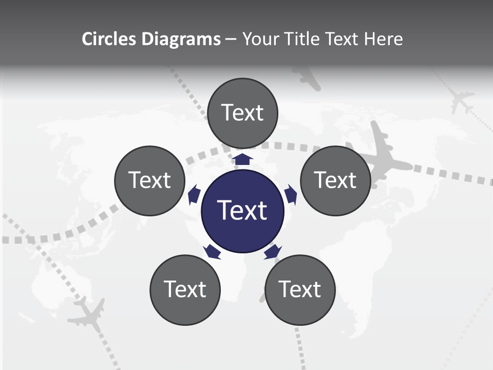 White Aircraft International PowerPoint Template