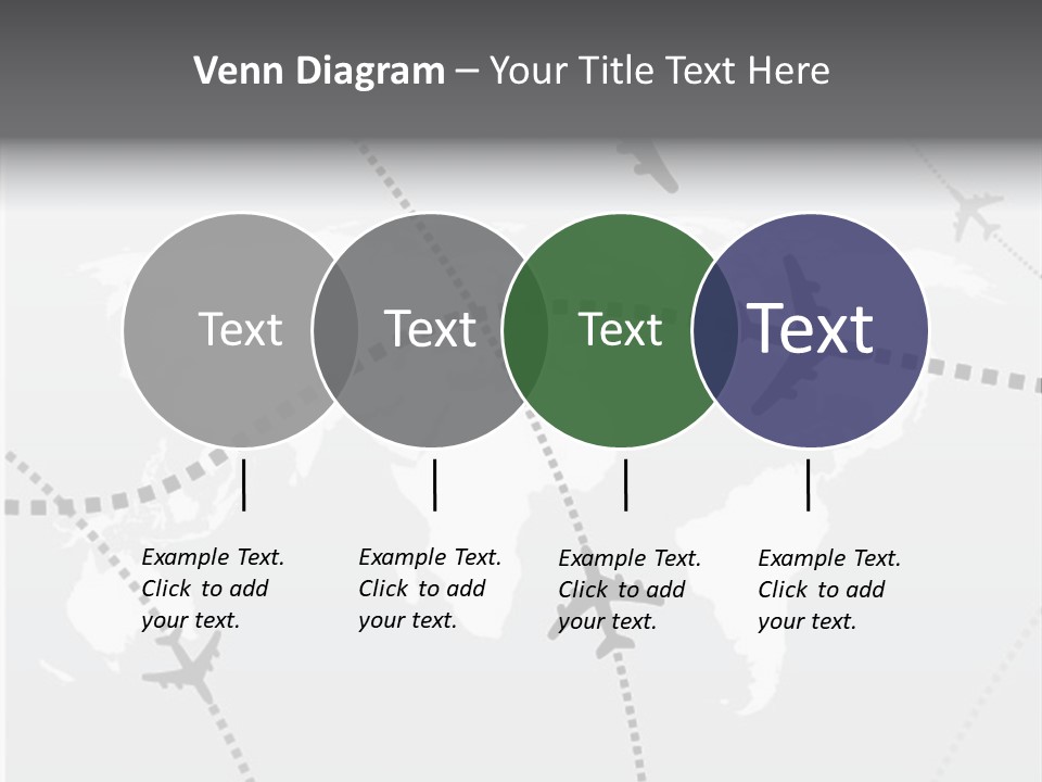 White Aircraft International PowerPoint Template