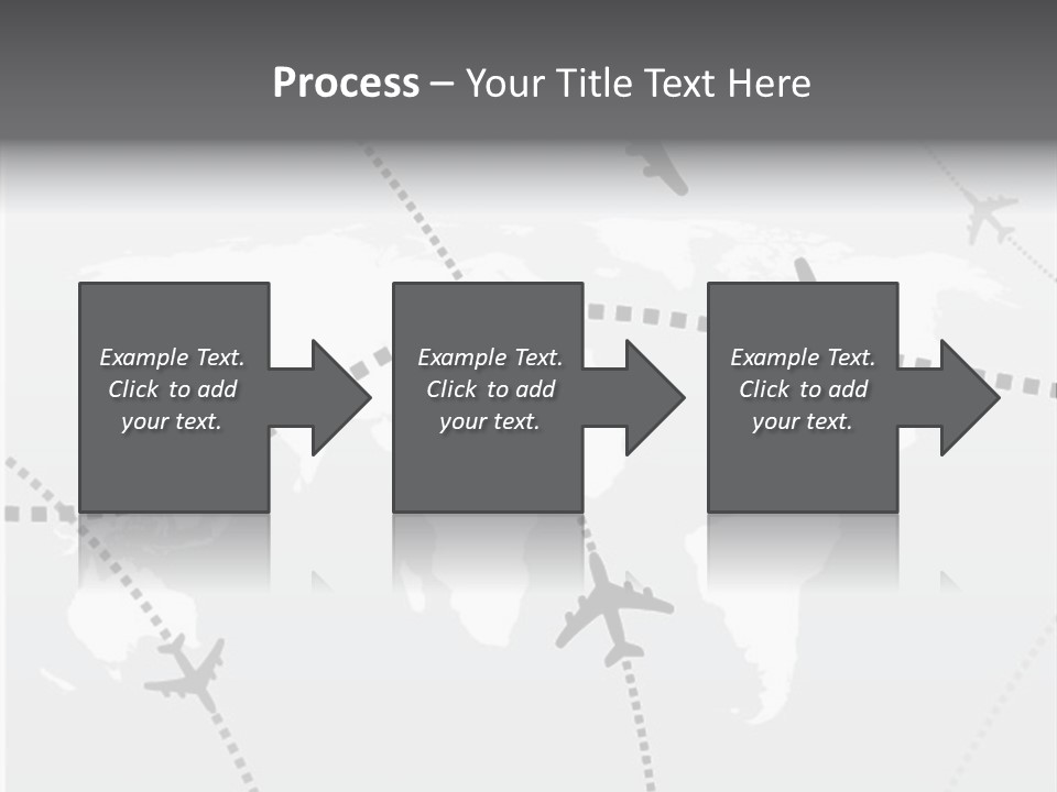 White Aircraft International PowerPoint Template
