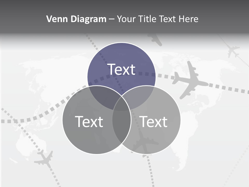 White Aircraft International PowerPoint Template