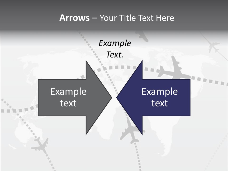 White Aircraft International PowerPoint Template