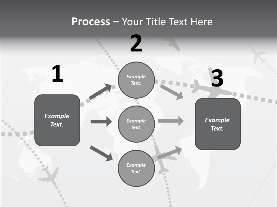 White Aircraft International PowerPoint Template