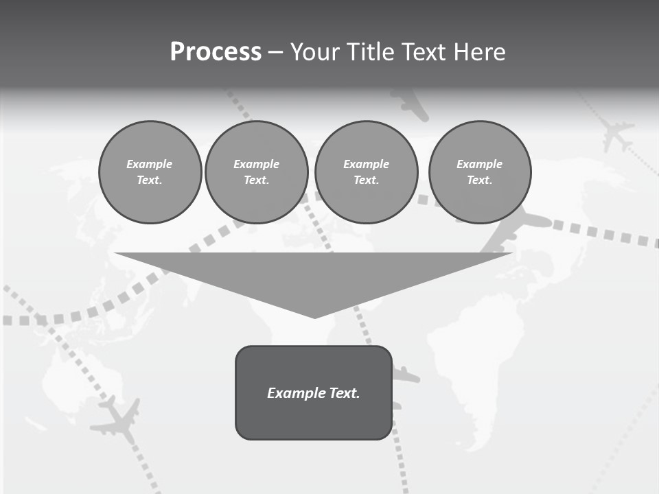 White Aircraft International PowerPoint Template