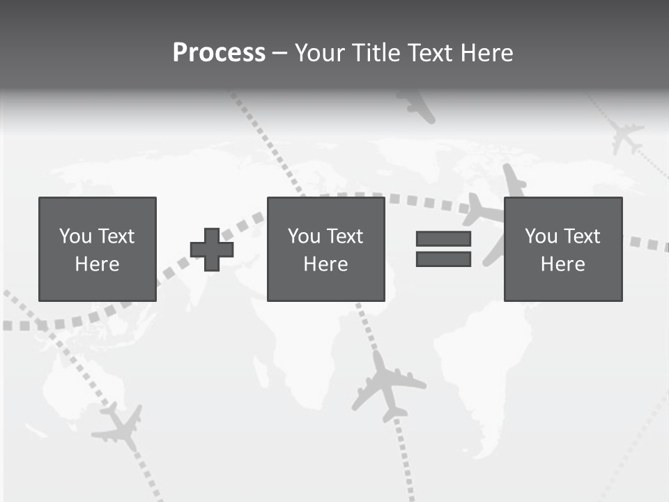 White Aircraft International PowerPoint Template