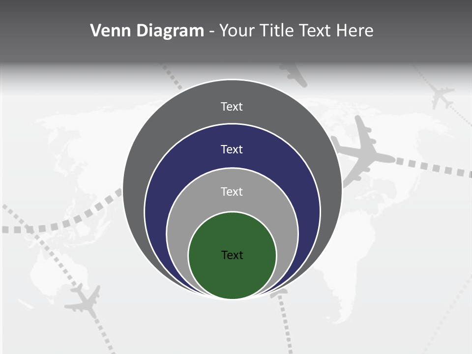 White Aircraft International PowerPoint Template