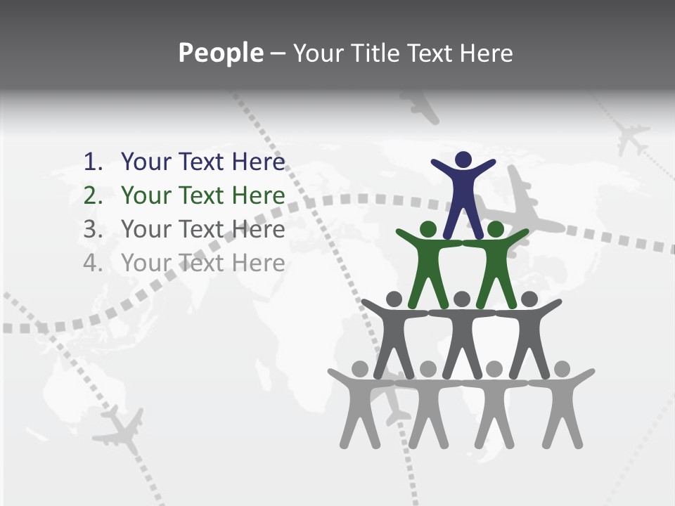 White Aircraft International PowerPoint Template