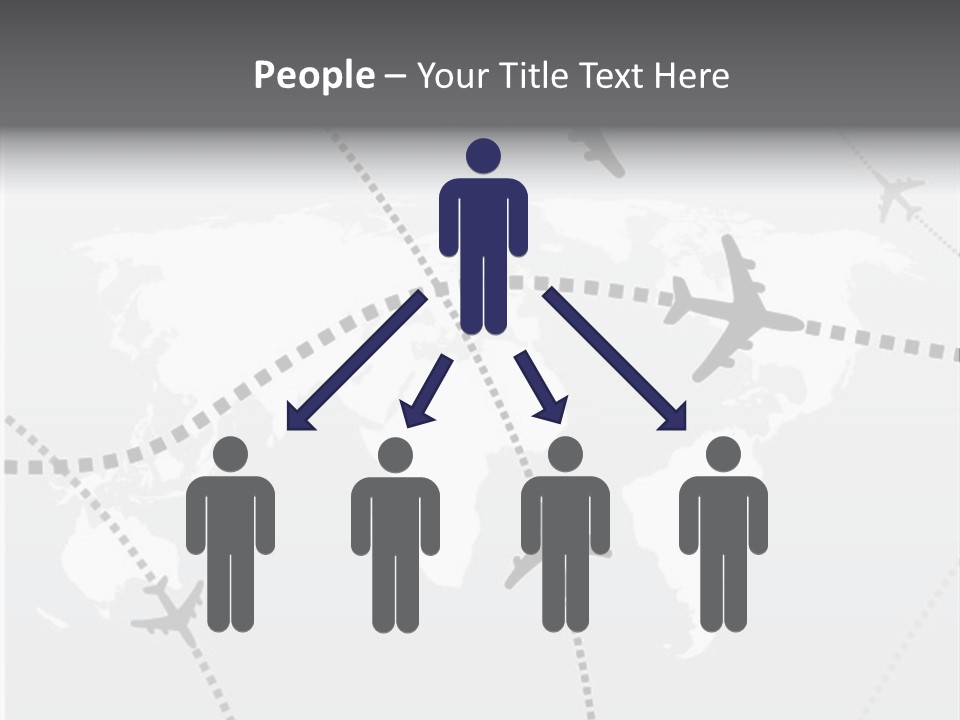 White Aircraft International PowerPoint Template