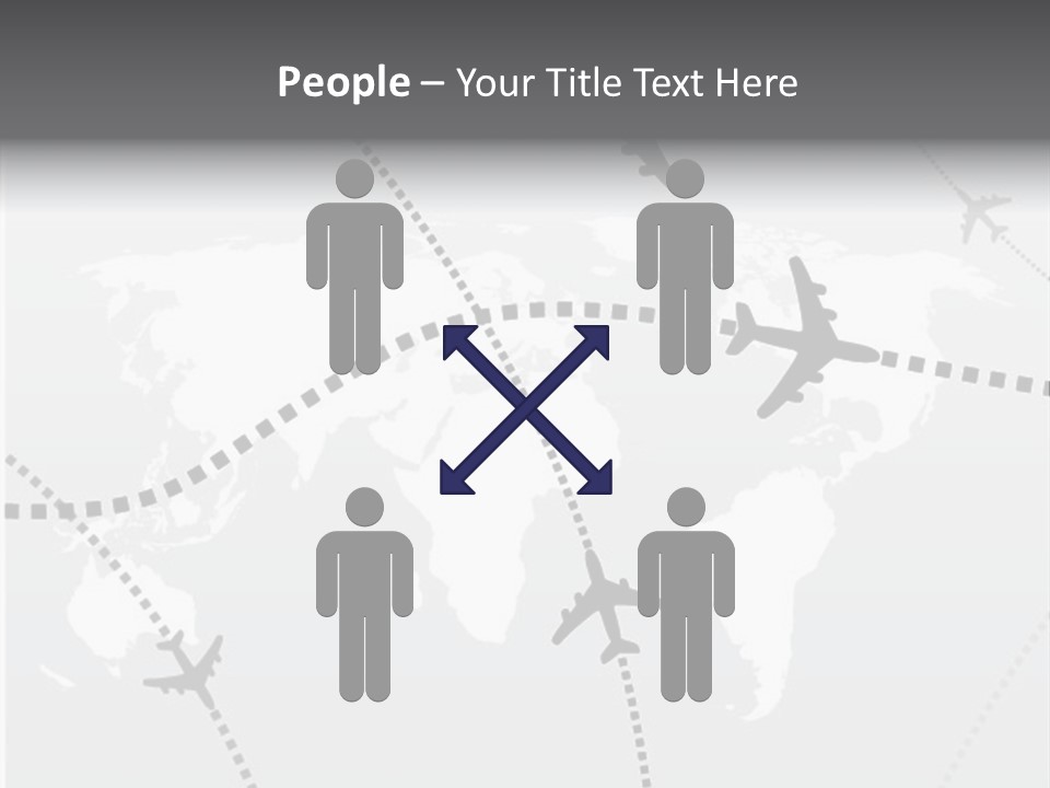 White Aircraft International PowerPoint Template