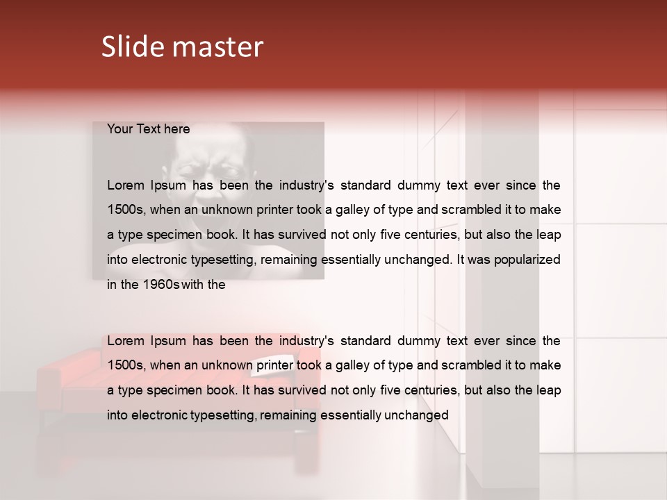 Modern Room Luxury PowerPoint Template