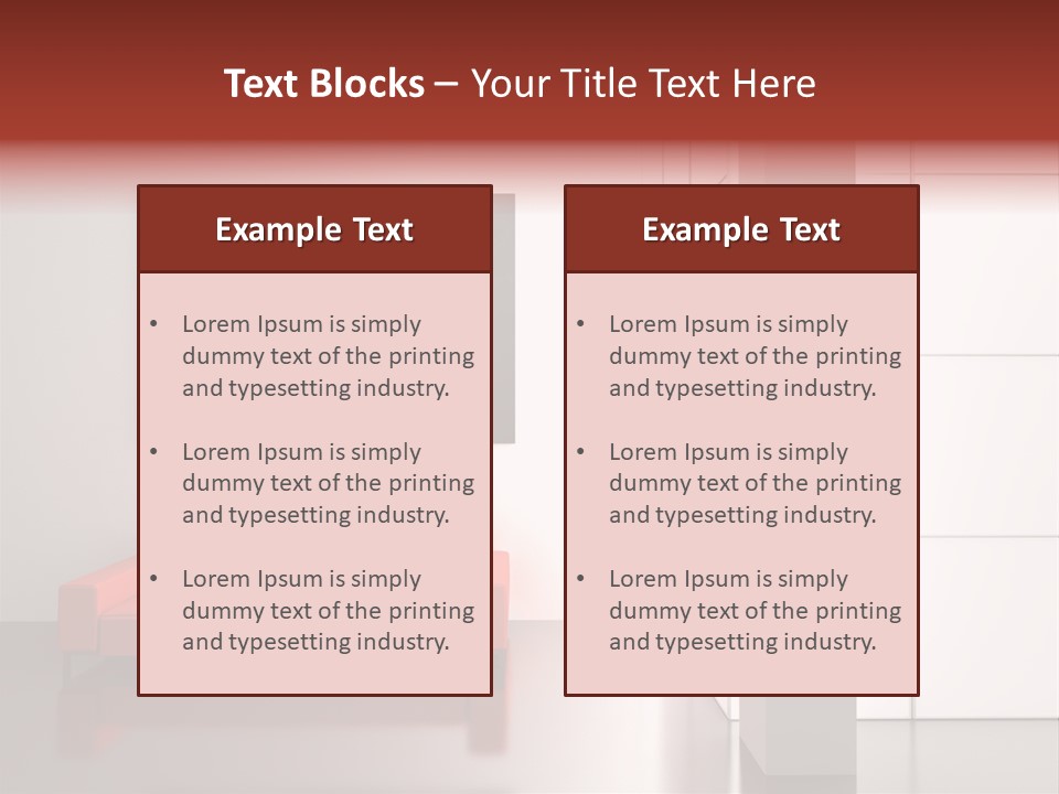 Modern Room Luxury PowerPoint Template