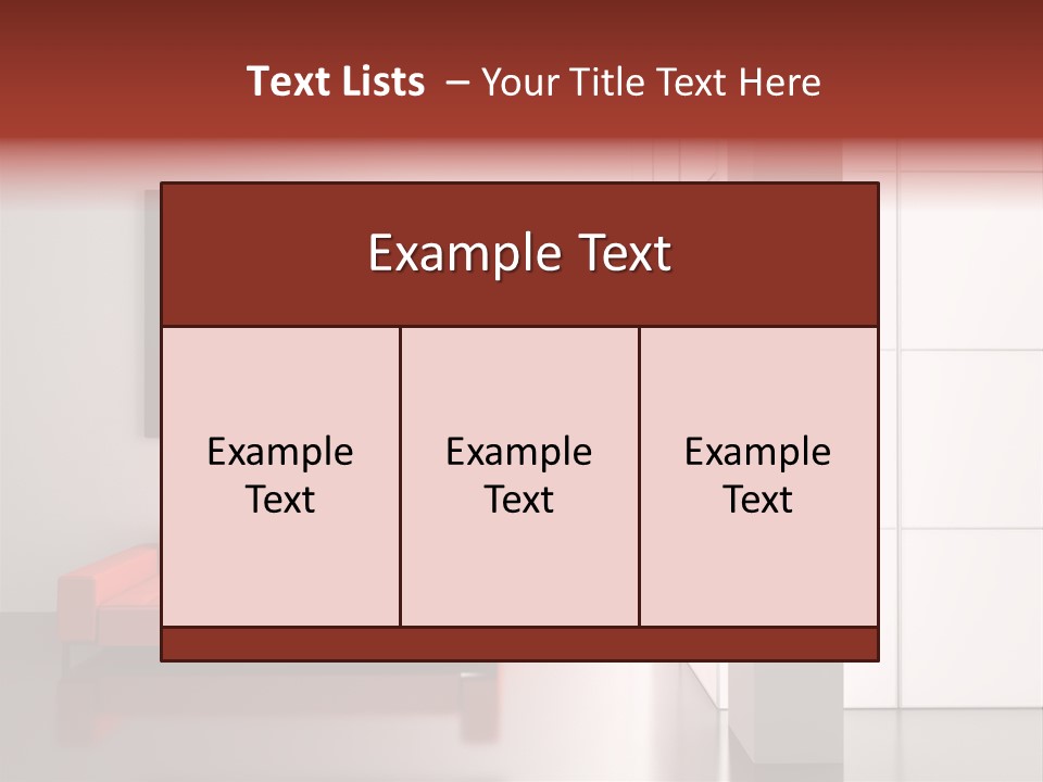 Modern Room Luxury PowerPoint Template