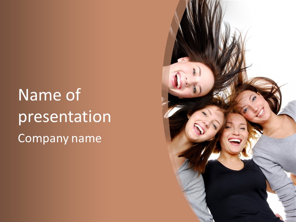 Isolated Togetherness Friendship PowerPoint Template