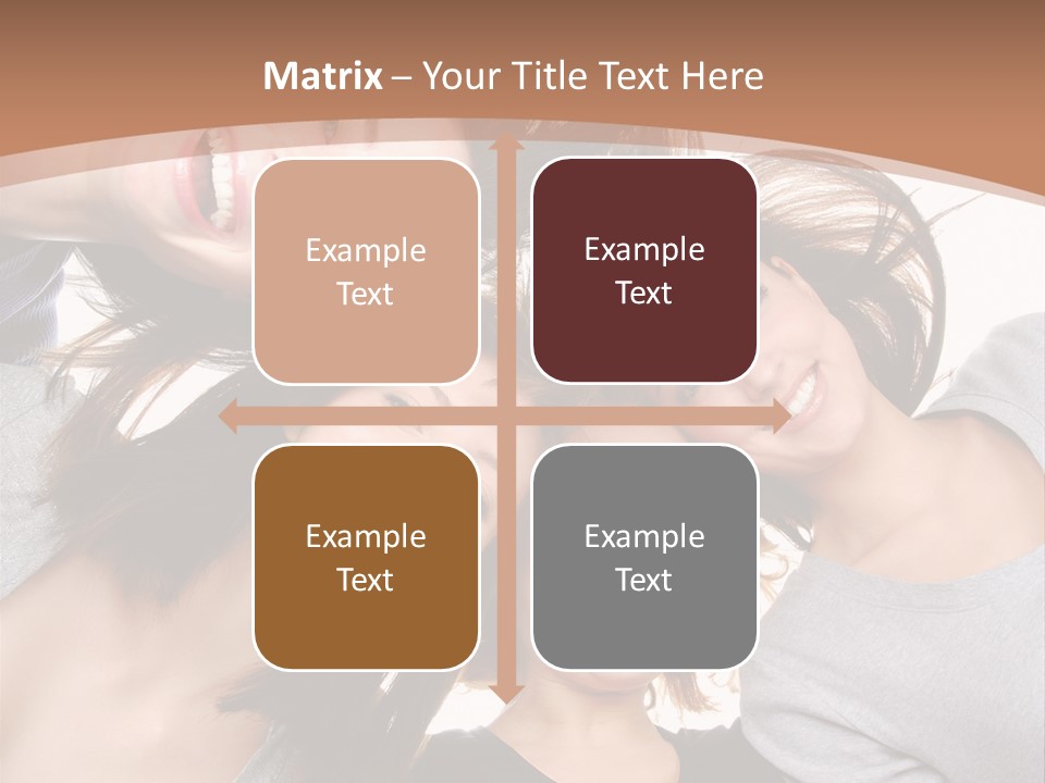 Isolated Togetherness Friendship PowerPoint Template