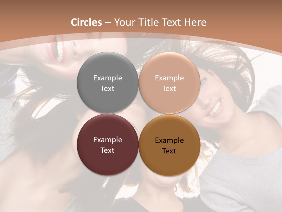 Isolated Togetherness Friendship PowerPoint Template