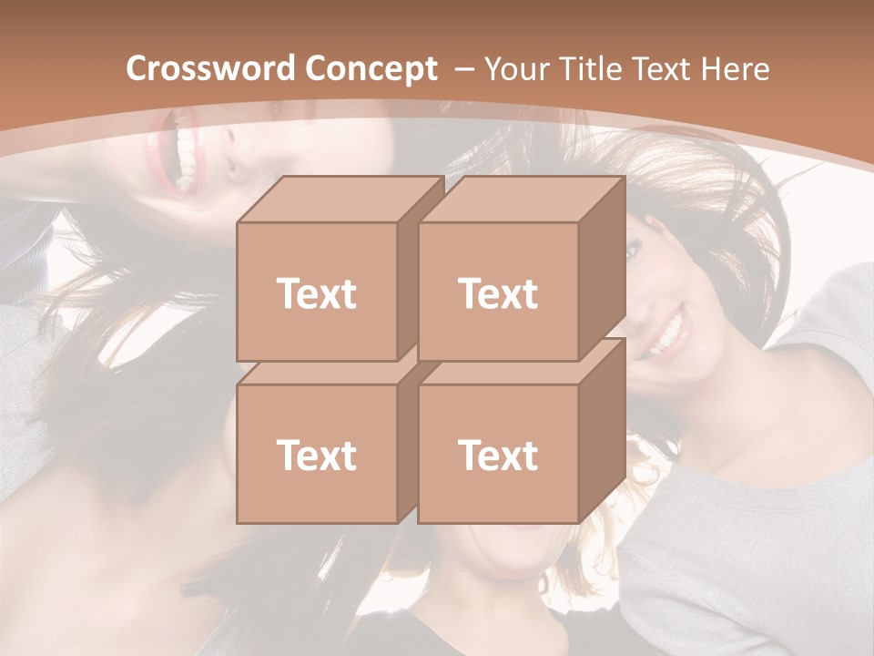 Isolated Togetherness Friendship PowerPoint Template