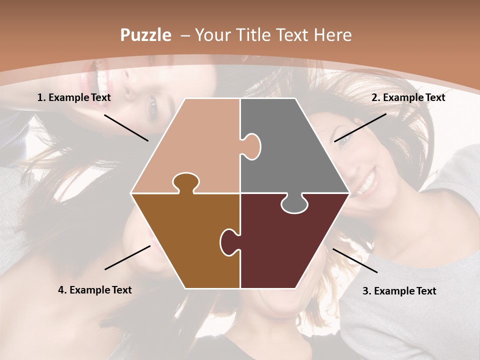 Isolated Togetherness Friendship PowerPoint Template