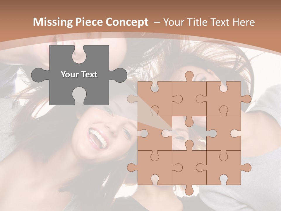 Isolated Togetherness Friendship PowerPoint Template