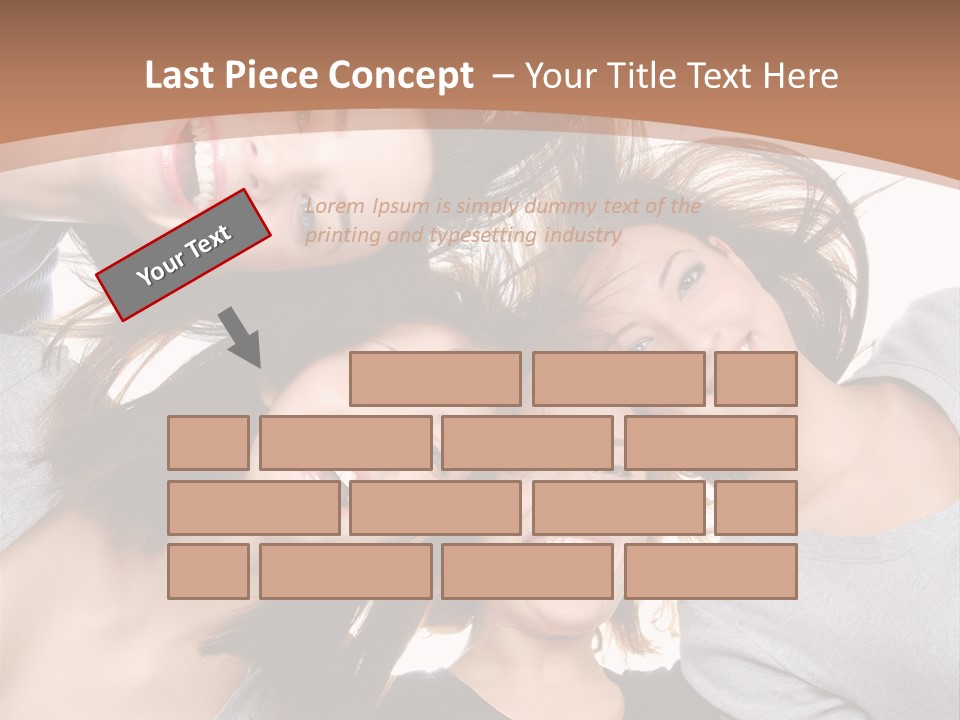 Isolated Togetherness Friendship PowerPoint Template