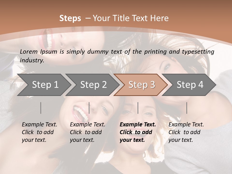 Isolated Togetherness Friendship PowerPoint Template