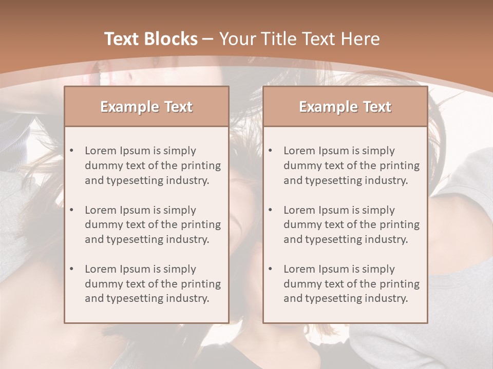 Isolated Togetherness Friendship PowerPoint Template
