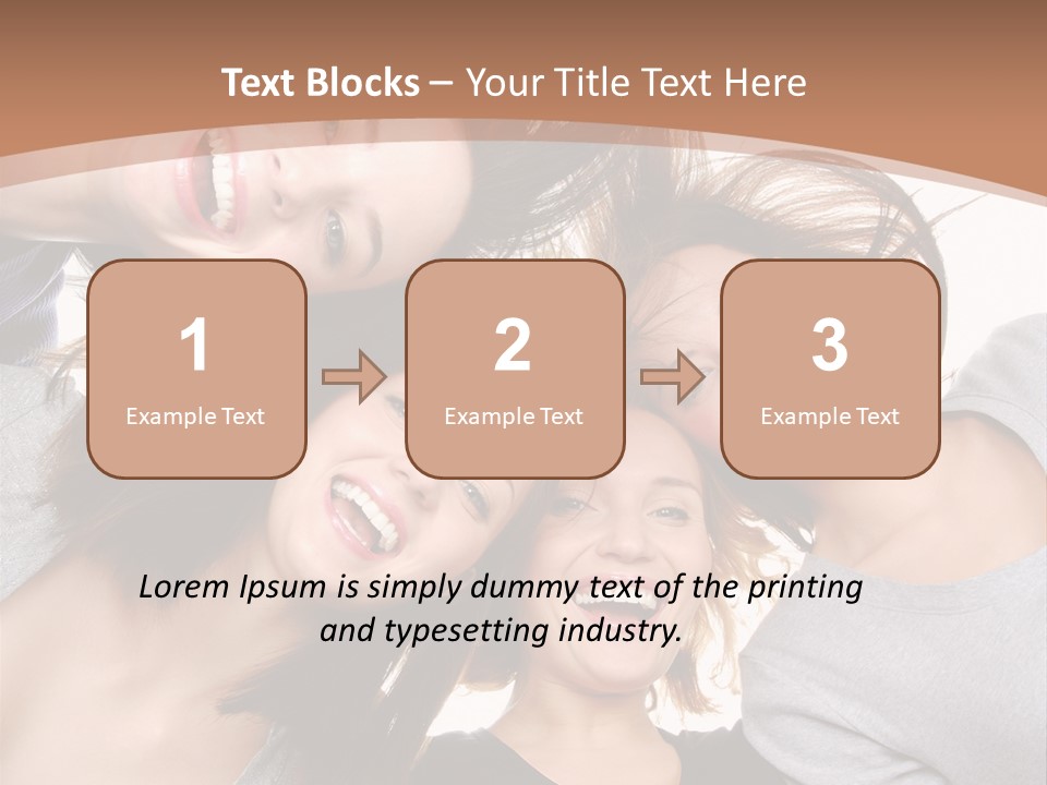 Isolated Togetherness Friendship PowerPoint Template