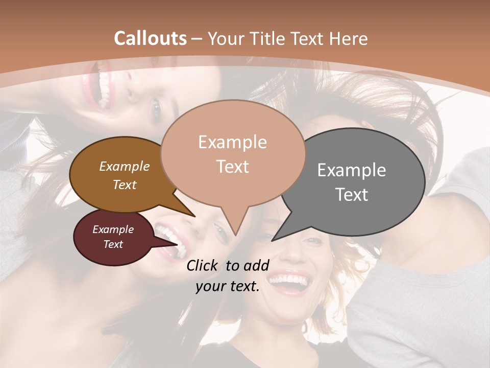 Isolated Togetherness Friendship PowerPoint Template