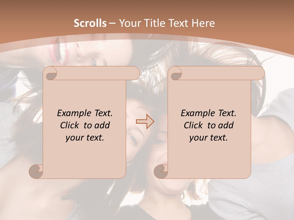 Isolated Togetherness Friendship PowerPoint Template