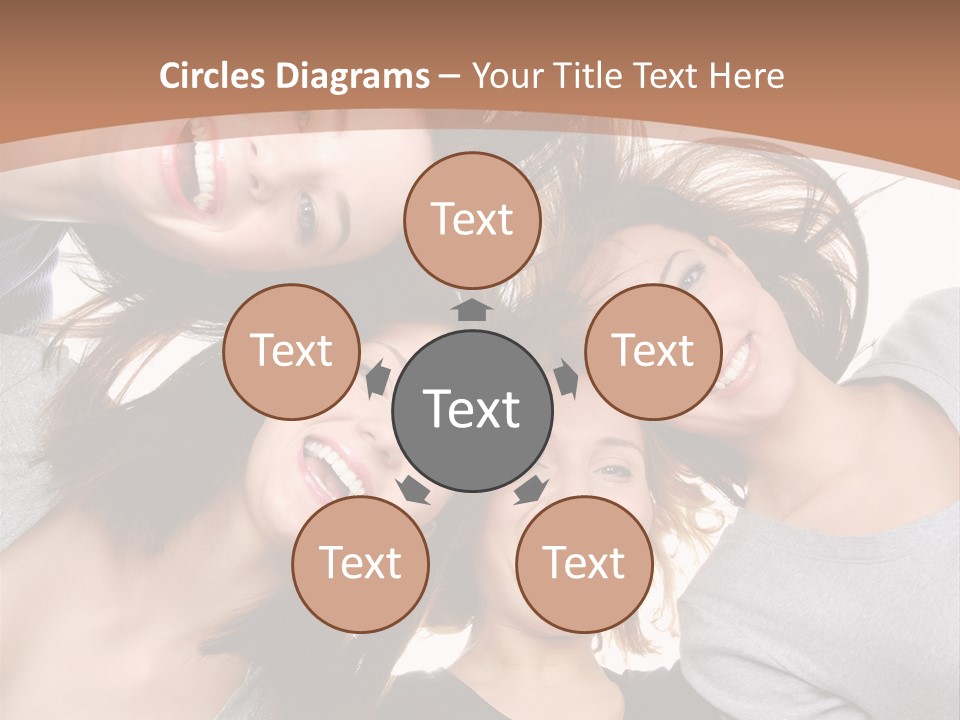 Isolated Togetherness Friendship PowerPoint Template