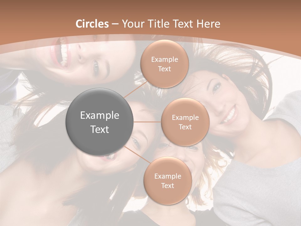 Isolated Togetherness Friendship PowerPoint Template