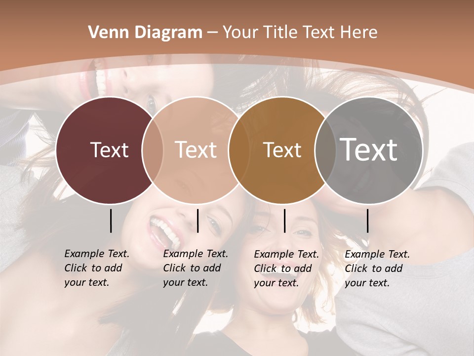 Isolated Togetherness Friendship PowerPoint Template