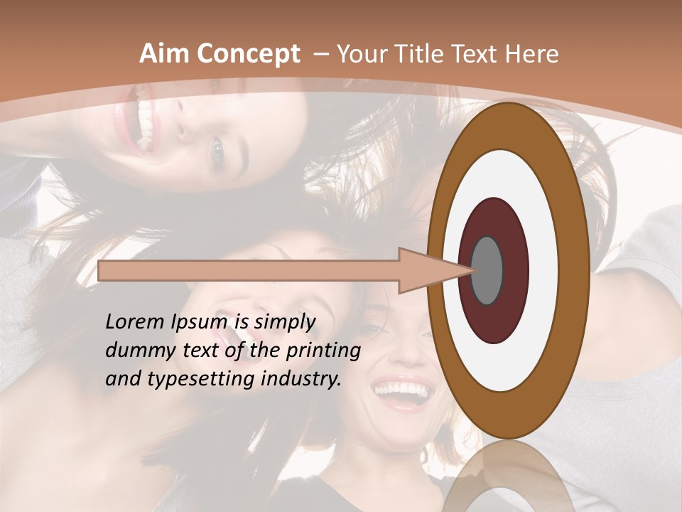 Isolated Togetherness Friendship PowerPoint Template