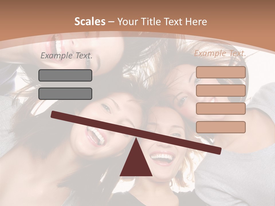 Isolated Togetherness Friendship PowerPoint Template