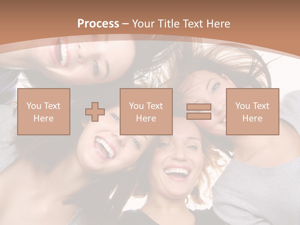 Isolated Togetherness Friendship PowerPoint Template