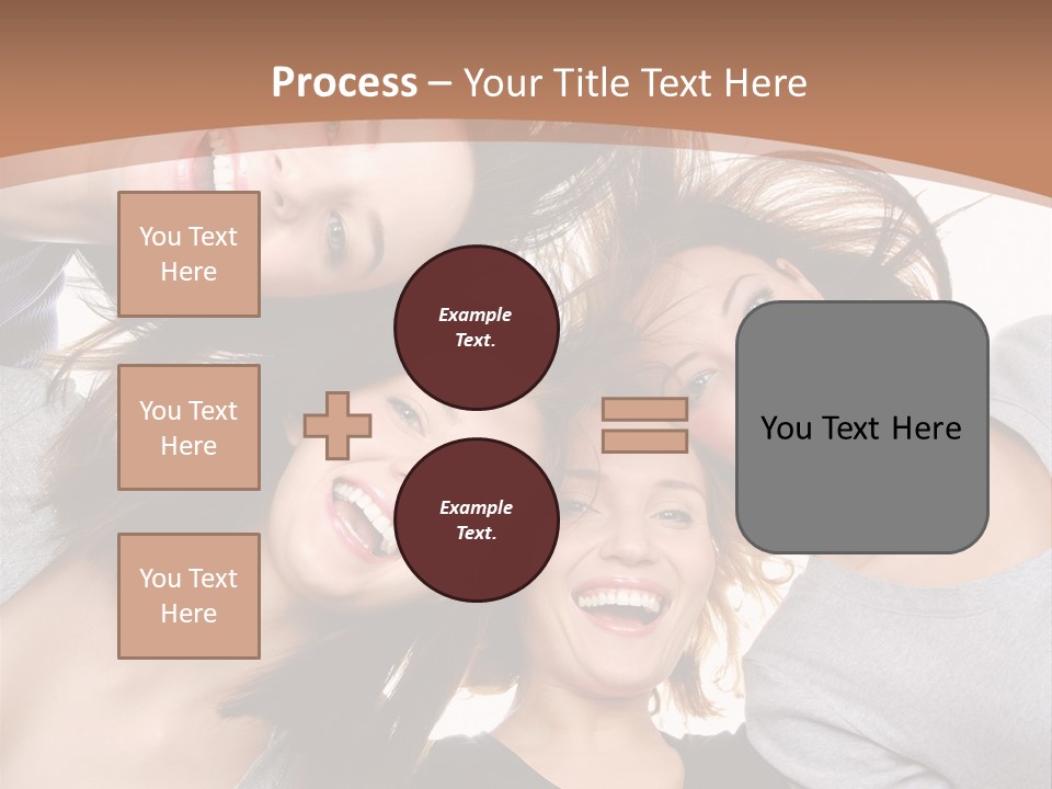 Isolated Togetherness Friendship PowerPoint Template