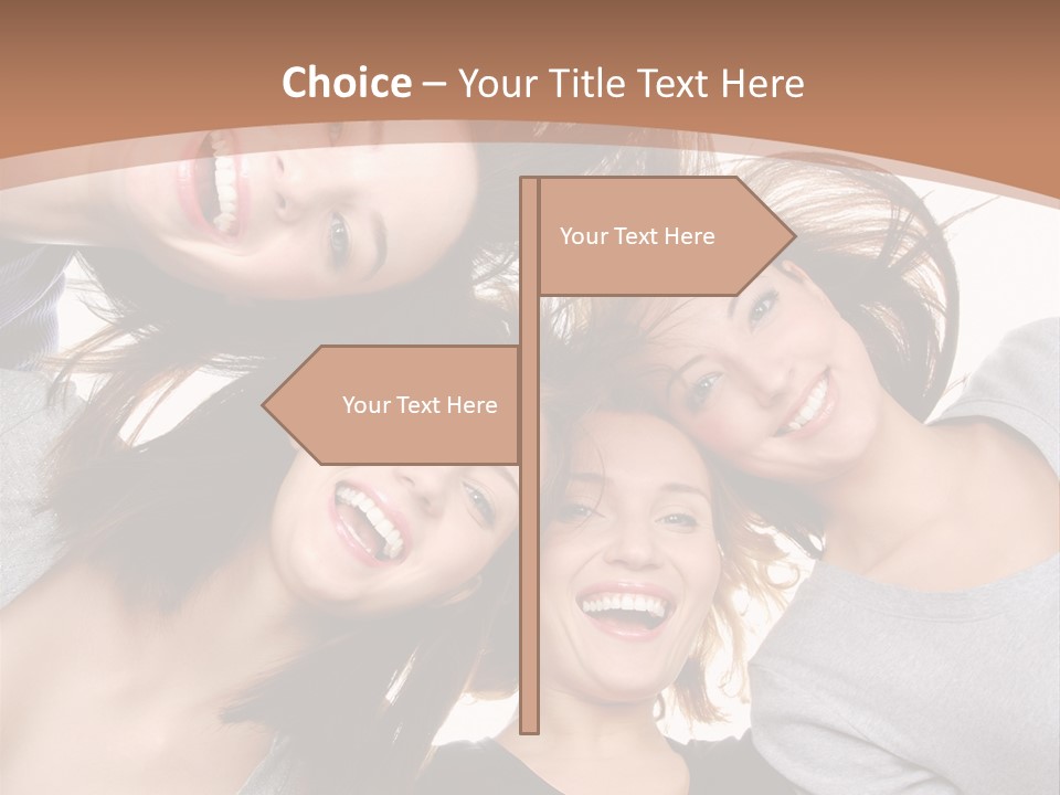 Isolated Togetherness Friendship PowerPoint Template